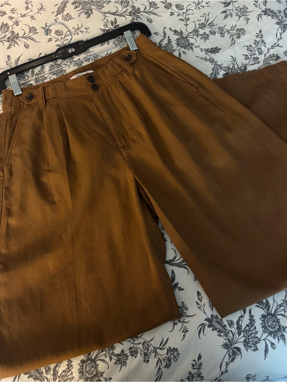 Madewell The Harlow Wide-Leg Pant in Acorn - Picture 8 of 15